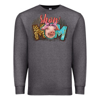 Charcoal Heather Show mom pig Premium Sweatshirt - CowGirlArtShop