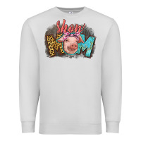Dove Grey Show mom pig Premium Sweatshirt - CowGirlArtShop