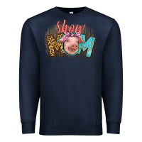 Navy Show mom pig Premium Sweatshirt - CowGirlArtShop