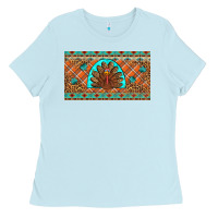 Baby Blue Thanksgiving Turkey Ladies Tee - Artiststas