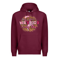 Burgundy this is what a warrior looks like Premium Hoodie - CowGirlArtShop
