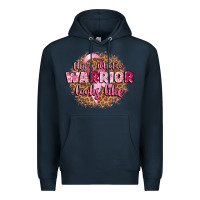 Navy this is what a warrior looks like Premium Hoodie - CowGirlArtShop