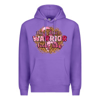 Purple this is what a warrior looks like Premium Hoodie - CowGirlArtShop