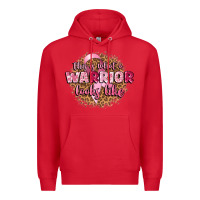 Red this is what a warrior looks like Premium Hoodie - CowGirlArtShop