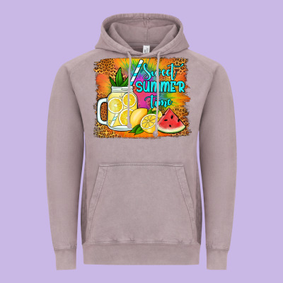 Sweet Summer Time Vintage Hoodie Designed By Jasminsmagicworld