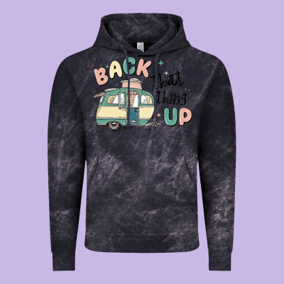 Back That Thing Up Vintage Hoodie Designed By Maliassmallbusiness