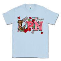 Dusty Blue valentinesday lpn Classic Tee - NancyCooperArtShop