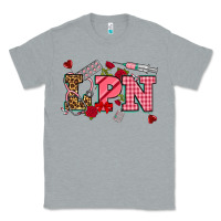 Heather Grey valentinesday lpn Classic Tee - NancyCooperArtShop