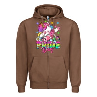 Chestnut Pride Day LGBTQ+ Zipper Hoodie - NancyCooperArtShop