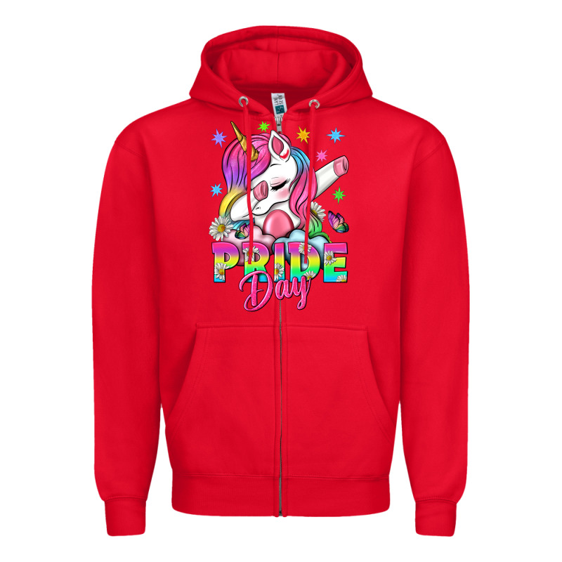 Pride Day Lgbtq+ Zipper Hoodie by NancyCooperArtShop | Teevron