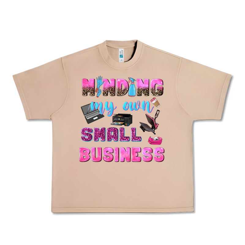 Mind My Own Small Business Urban Heavy Tee by NancyCooperArtShop | Teevron