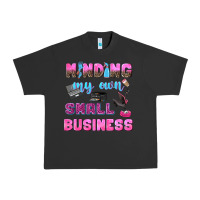 Pigment Black mind my own small business Urban Heavy Tee - NancyCooperArtShop