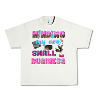 Pistachio mind my own small business Urban Heavy Tee - NancyCooperArtShop