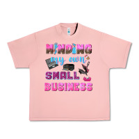 Salmon mind my own small business Urban Heavy Tee - NancyCooperArtShop