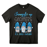 Asphalt snuggle up gnomies it's cold outside Heavy Core Tee - JahusDesignShop