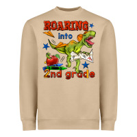 Mushroom roaring into 2nd grade Heavyweight Sweatshirt - BundleAndBundleShop