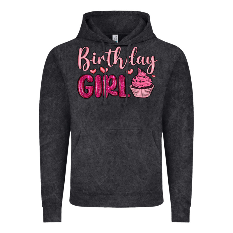 Birthday Girl Cupcake Vintage Hoodie by MaliasSmallBusiness | Teevron