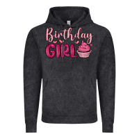 Vintage Black birthday girl cupcake Vintage Hoodie - MaliasSmallBusiness