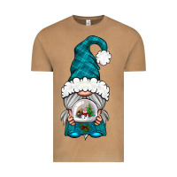 Vintage Camel winter gnome with snow globe Vintage Tee - NancyCooperArtShop