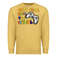 Antique Gold Game over back to school Premium Sweatshirt - CowGirlArtShop