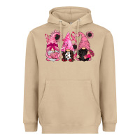 Mushroom breast cancer gnomes Heavyweight Hoodie - CowGirlArtShop