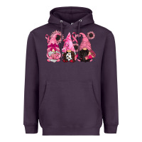 Plum breast cancer gnomes Heavyweight Hoodie - CowGirlArtShop