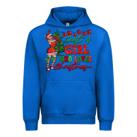 Cobalt Just A Girl Who Loves Christmas Urban Hoodie - FaDigitalArtStudio