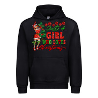 Foreset Green Just A Girl Who Loves Christmas Urban Hoodie - FaDigitalArtStudio