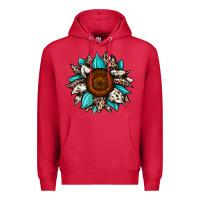 Cardinal sunflower cowhide Premium Hoodie - JahusDesignShop