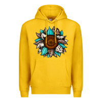 Lemon sunflower cowhide Premium Hoodie - JahusDesignShop
