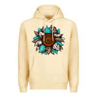 Pina Colada sunflower cowhide Premium Hoodie - JahusDesignShop