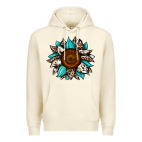 Sandshell sunflower cowhide Premium Hoodie - JahusDesignShop