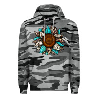Slate Camo sunflower cowhide Premium Hoodie - JahusDesignShop