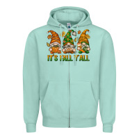 Seafoam It's Fall Y'all Zipper Hoodie - texasbilliewilder