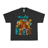 Pigment Black moody cow Urban Heavy Tee - NancyCooperArtShop