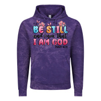Cloud Purple be still and know that i am god psalm 46 10 Vintage Hoodie - MaliasSmallBusiness