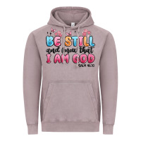 Vintage Zinc be still and know that i am god psalm 46 10 Vintage Hoodie - MaliasSmallBusiness