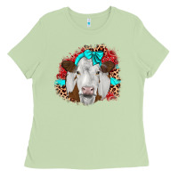 Matcha ribbon simmental leopard Ladies Tee - JahusDesignShop
