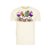 Vintage Arctic mardi gras wine glasses Vintage Tee - MaliasSmallBusiness