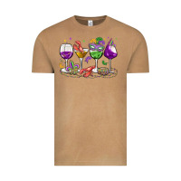 Vintage Camel mardi gras wine glasses Vintage Tee - MaliasSmallBusiness