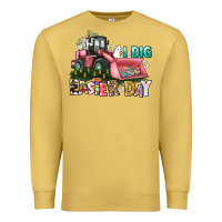 Antique Gold I dig Easter Day Premium Sweatshirt - HowdyJamesFarm