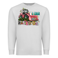 Dove Grey I dig Easter Day Premium Sweatshirt - HowdyJamesFarm