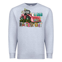 Heather Grey I dig Easter Day Premium Sweatshirt - HowdyJamesFarm
