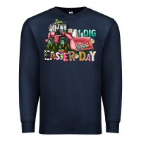 Navy I dig Easter Day Premium Sweatshirt - HowdyJamesFarm