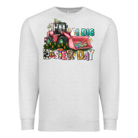 Oatmeal Heather I dig Easter Day Premium Sweatshirt - HowdyJamesFarm