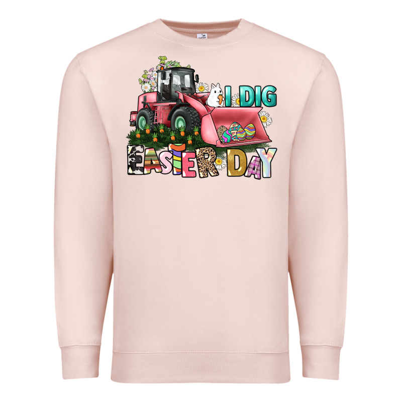 I Dig Easter Day Premium Sweatshirt by HowdyJamesFarm | Teevron