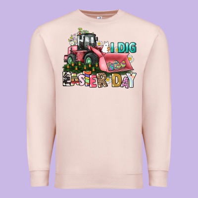 I Dig Easter Day Premium Sweatshirt Designed By Howdyjamesfarm