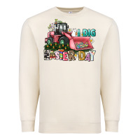 Sandshell I dig Easter Day Premium Sweatshirt - HowdyJamesFarm