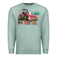 Seafoam I dig Easter Day Premium Sweatshirt - HowdyJamesFarm