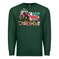 Sports Green I dig Easter Day Premium Sweatshirt - HowdyJamesFarm